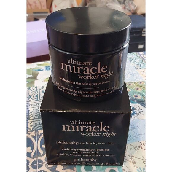 BNIB~Ultimate Worker Night Multi Rejuvenating Night Serum in Cream~1.7 oz. - Picture 1 of 3